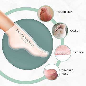 Dermavitamins| Zaawansowana maska do stóp - regeneruje suche stopy (zabieg peelingujący)
