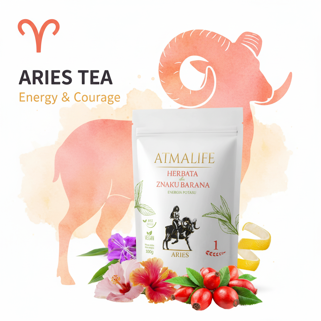Aries Zodiac Tea - Organic Herbal Blend for Fire Signs | Astrology Tea ...