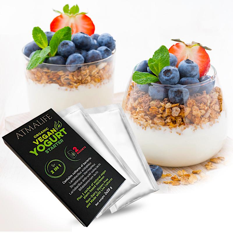 Organiczna kultura starterowa do jogurtu wegańskiego | Zrób własny jogurt w domu